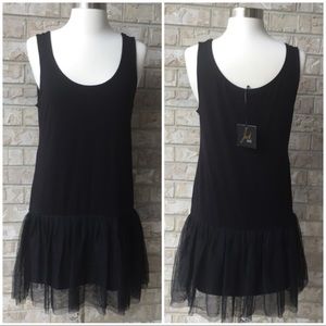 NWT Jack BB Dakota Tutu Sleeveless Black Dress Size S🌸